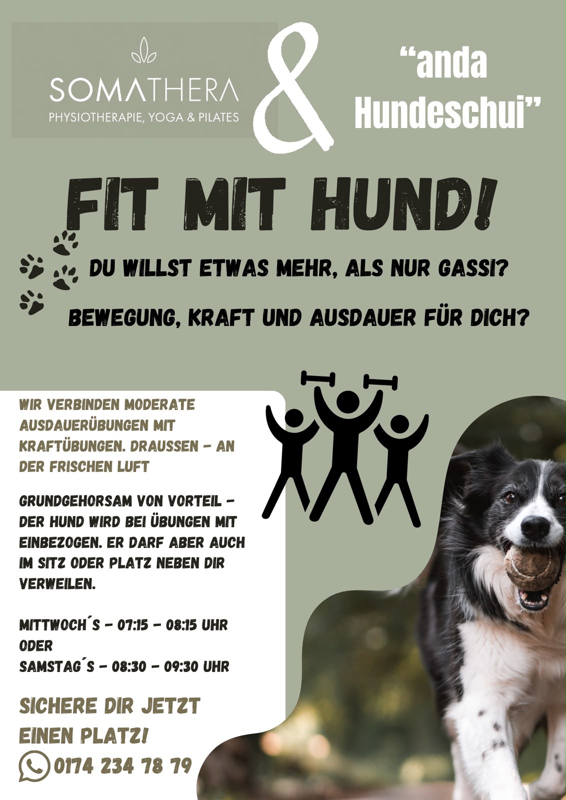Somathera – Fit mit Hund Flyer
