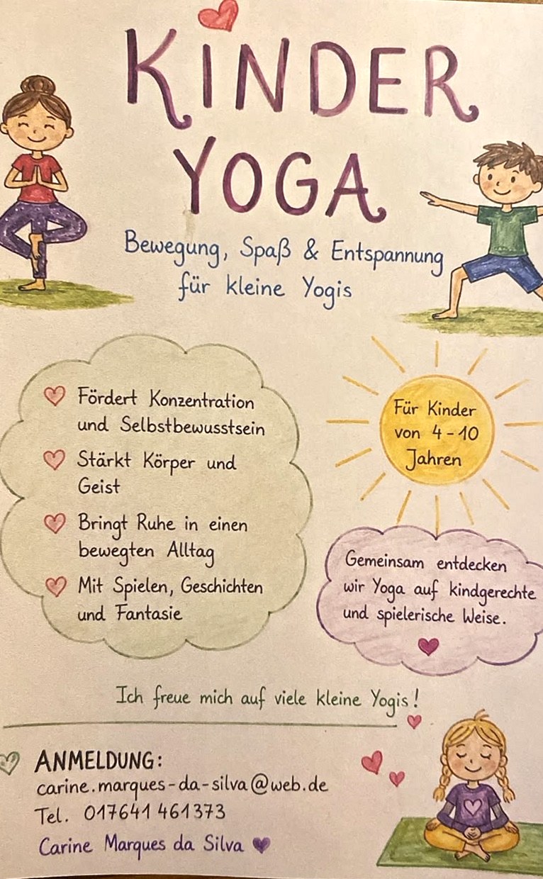 Somathera – Kinderyoga Flyer (Carine Marques da Silva)